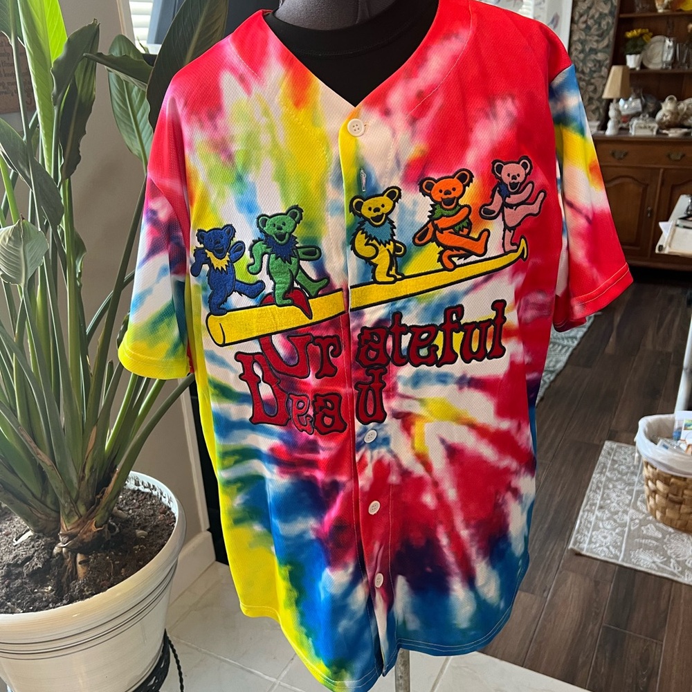 SGA Grateful Dead Tie-Dye cardinals Jersey size M